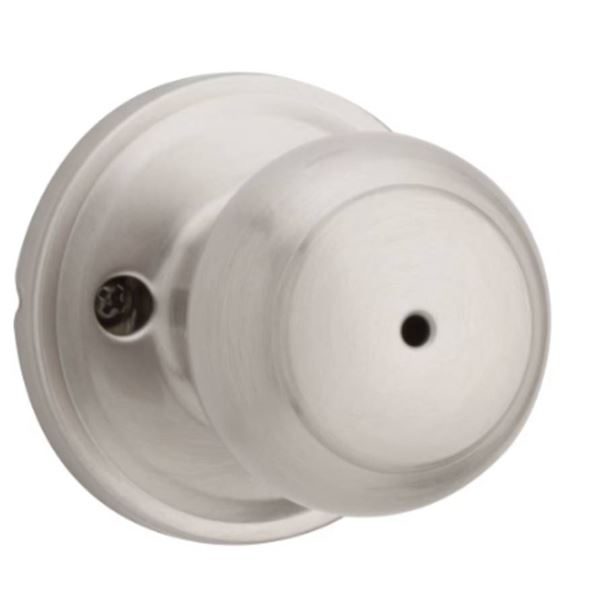 Weiser Troy Satin Nickel Bed/Bath Privacy Interior Door Knob Lot of 3