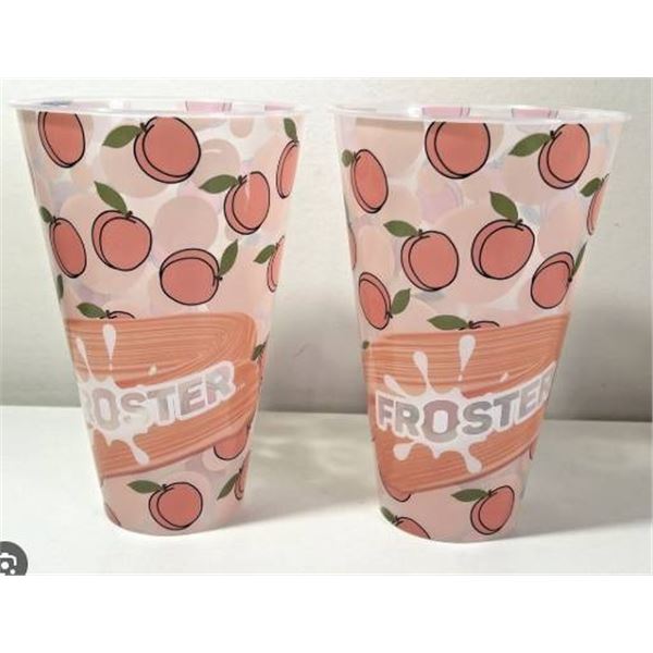 32 oz C321MLW Circle K Froster Peach Cups, Quantity of 200
