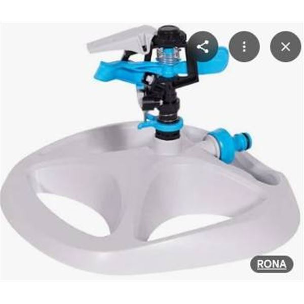 PRO Flow Impact Sprinkler With Adjustable Distance and Watering Area