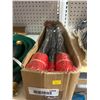 Image 2 : Johnson Stake Flags Red 100 Pack Lot of 4 Units