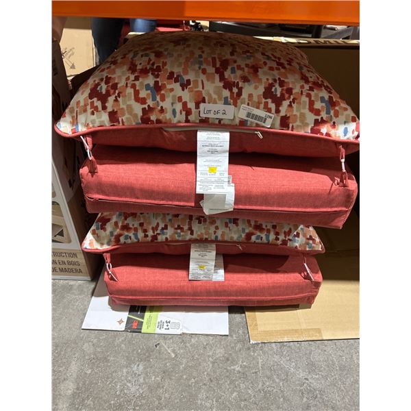 Three Cushioned Beds with Polyester Filling