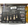 Image 2 : Artika Solar Blaze 20 LED Bulb Solar String Lights, Model 1804638