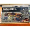 Image 2 : SnackleBox 2-Piece Set with Cutting Board Top by Build-a-Board Sabatier