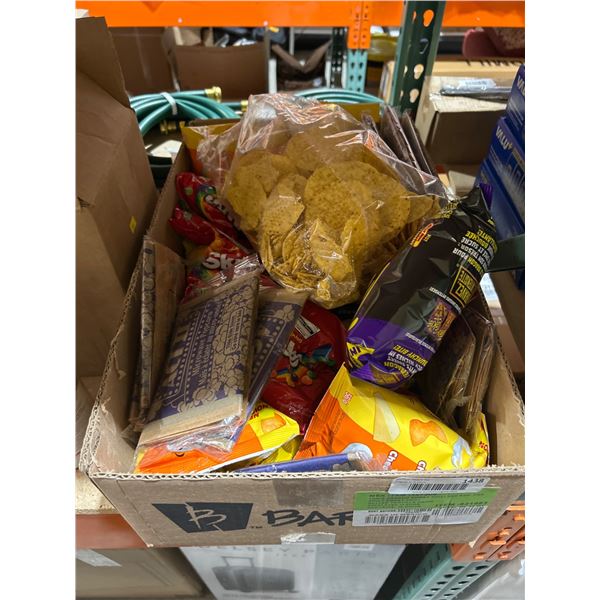 Lot of assorted Snack Food Items