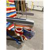 Image 3 : Tommy Bahama Folding Beach Chair with Striped Design and Accessory Pouches
