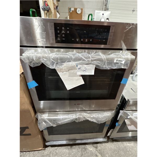 Bosch Model # HBL8651UC 800 Series 30 in Built-In Electric Convection Double Wall Oven in Stainless 