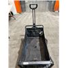 Image 3 : Collapsible Utility Cart With Telescoping Handle and Fabric Storage Compartment