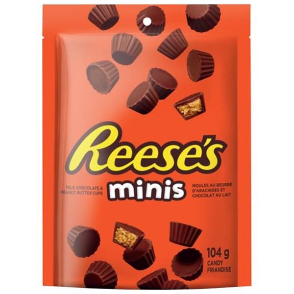 6 Reese’s Minis 104g Each in Display Tray