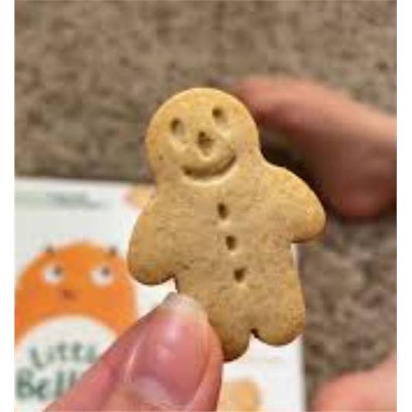 Little Bellies Organic Gingerbread Cookies 5 x 130g