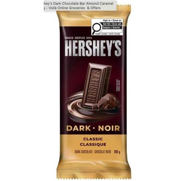 Hershey’s Dark Chocolate Bars