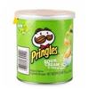 Image 1 : Pringles Sour Cream and Onion Mini Cans, 12-Pack, 37g Each