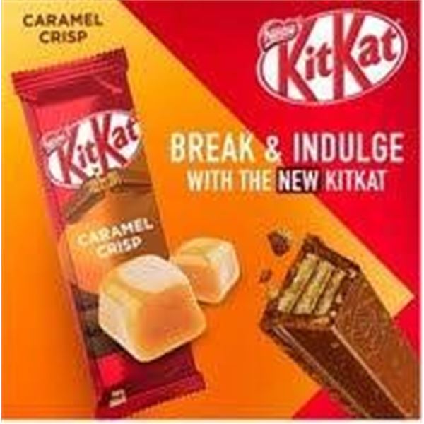 Nestle Kit Kat Caramel Crisp 15x120g Bulk Pack