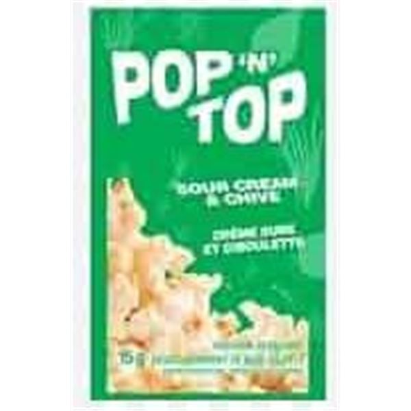 Pop Top Sour Cream and Chive Seasoning, 15g Packets, Lot of 250