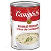 Image 1 : Campbell’s Cream of Mushroom Soup, Case of 12, 284 mL Cans