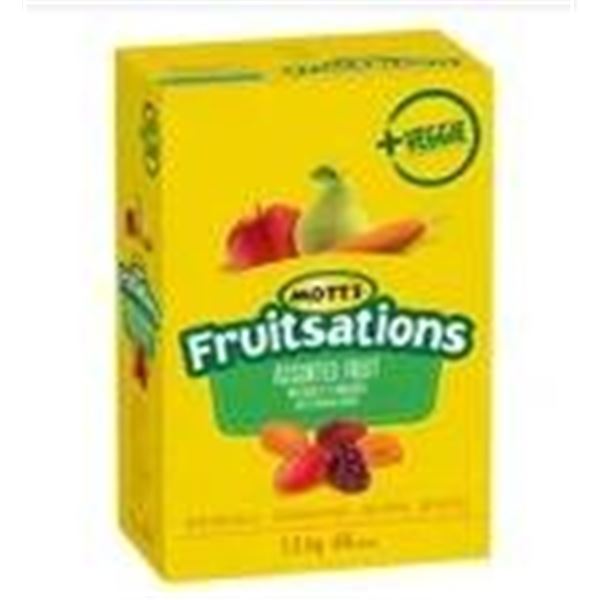 Mott’s Fruitsations Plus Legumes Assorted Fruit Flavored Snacks, 1.5 kg