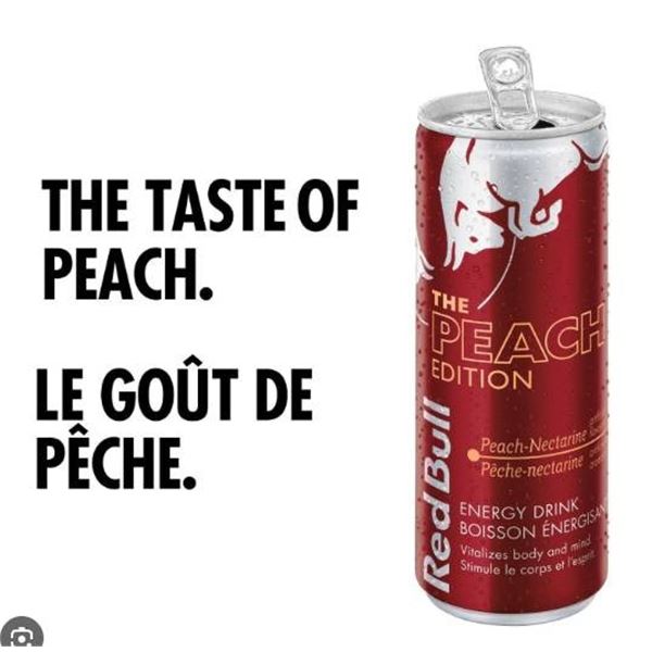 Red Bull Energy Drink The Peach Edition, 24 x 250ml Cans