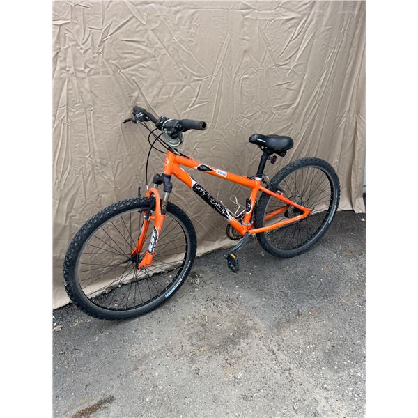 Gary Fisher Orange Hardtail Mountain Bike With Front Suspension and 26-Inch Wheels