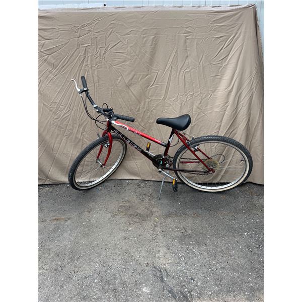 Red Schwinn Ranger 2.6 FS Mountain Bike with 26-Inch Wheels