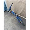 Image 3 : Blue BMX-Style Bicycle With Steel Frame and Pegs