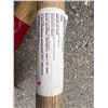 Image 3 : Two Red Handheld Multi-Tooth Ground Rake Tools with Wooden Handles