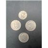 Image 2 : 4 Eisenhower One Dollar Coins – Various Years and Designs
