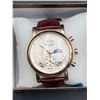 Image 2 : Patek Phillipe Quartz Wristwatch with Multifunctional Dial and Leather Strap