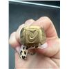 Image 2 : 18K Gold Ring with Insignia and Geometric Detailing