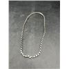 Image 1 : Stainless Steel Chain Necklace With Rectangular Links