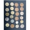 Image 1 : International Coins with Various Designs and Denominations