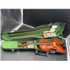 Image 2 : Vintage Violin with Bow and Case, year unknown
