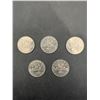 Image 2 : LOT of 5 Canadian 1 Dollar Coins – various years