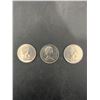 Image 1 : Three British Columbia Centennial Canadian Silver Dollars – 1966