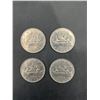 Image 2 : Four 1969 and 1979 Canadian Silver Dollars