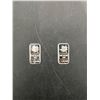 Image 1 : 1 Gram Fine Silver Bars .999 with Maple Leaf Design, Set of 2