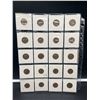 Image 2 : 20 Assorted Pennies From Various Years Displayed In Protective Sleeves
