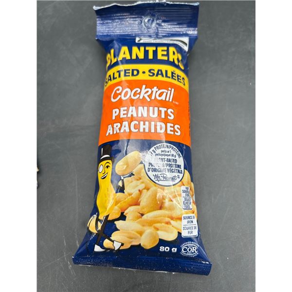 Planters Salted Cocktail Peanuts, 11 Bags of 80g Each
