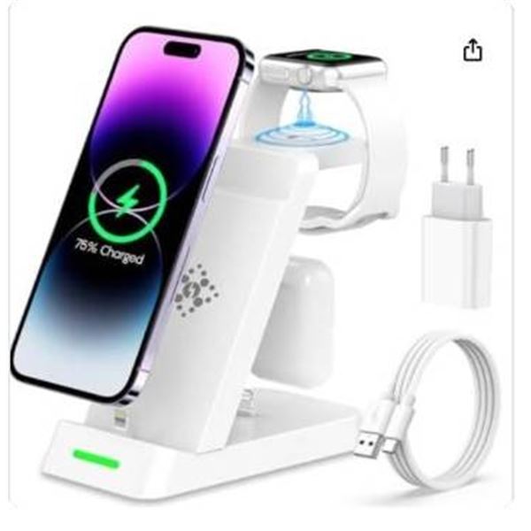 Wireless Charger Stand X003Q716MV for Apple and Samsung Devices
