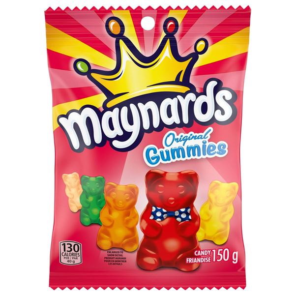 Maynards Gummies, 9 x 150g, Mixed Fruit Gummy Candy