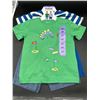 Image 1 : Pekkle 4T Clothing Set of 2 Tops and 2 Shorts, 4 Pieces