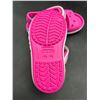 Image 3 : Crocs C7 Kid’s Pink Sandals with Velcro Strap