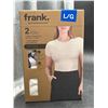 Image 2 : Frank And Oak Ladies’ Smoothing Contour T-Shirt, 2-Pack, Size L/G