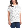 Image 1 : Hilary Radley Women’s Short Sleeve Floral Top, Size M/M