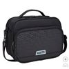 Image 1 : Roots Insulated Lunch Bag With Double Zipper Compartments – Black
