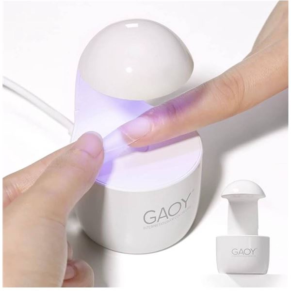 Gaoy Mini UV Light Nail Lamp for Gel Nails, Model L008