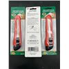 Image 3 : Lot. of 3 Breakaway Blade Utility Knives Model GK700 with Safety Features