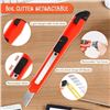 Image 1 : Lot. of 3 Breakaway Blade Utility Knives Model GK700 with Safety Features