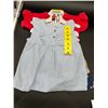 Image 1 : Pekkle Girls’ 4-Piece Set with Tops, Skirt, and Shorts in Size 5