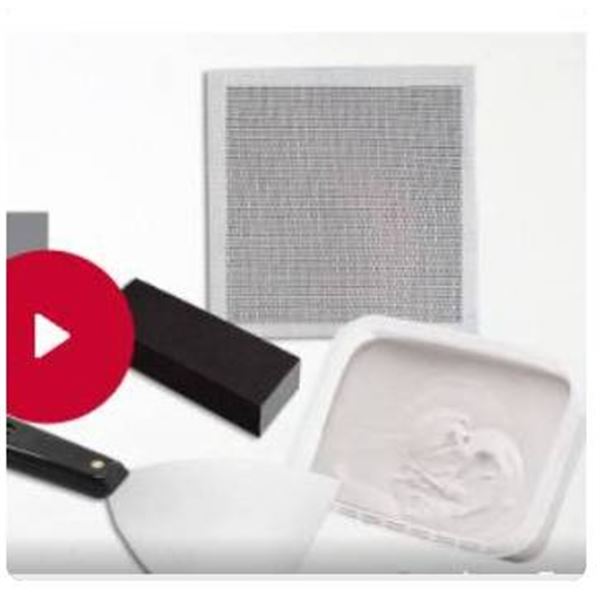 FibaTape Wall Repair Kit with Self-Adhesive Patch – For Holes Up to 3 Inches