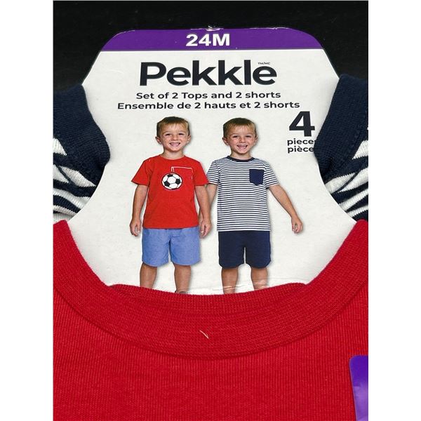 Pekkles 4-Piece Set for Toddlers – 24M Size