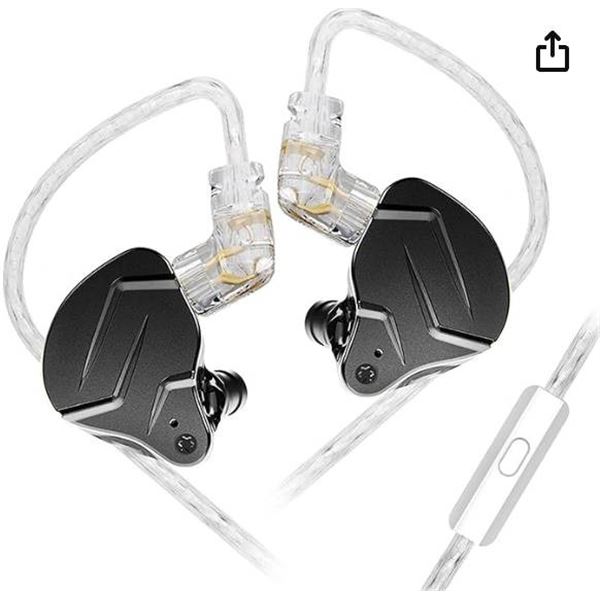 KZ ZSN PRO X Gaming Earbuds, High Fidelity in Ear Monitor Headphones Wired Earbuds, Hybrid Dual Driv
